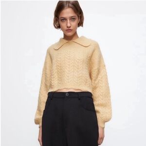ZARA SPECIAL EDITION WOOL BLEND SWEATER NWT